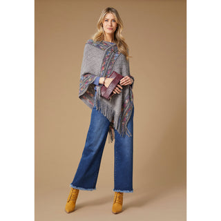 Everstretch Wide Leg Jeans with Frayed Bottom - Dark Denim