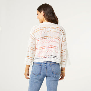 Trina Sweater Cardigan - White