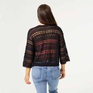 Trina Sweater Cardigan - Black