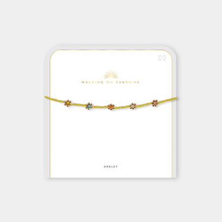 Flor Anklet - Yellow