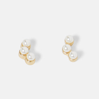 Trinity Pearl Stud