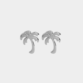 Palm Tree Stud Earrings - Final Sale