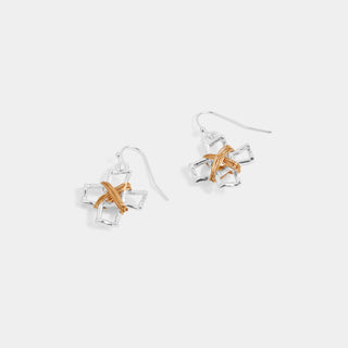 Wire Wrapped Cross Earrings - Final Sale