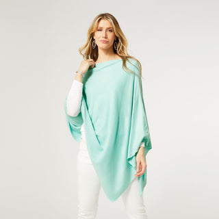 The Lightweight Poncho - Aqua