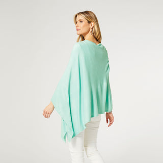 The Lightweight Poncho - Aqua