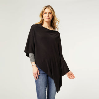 The Lightweight Poncho - Black