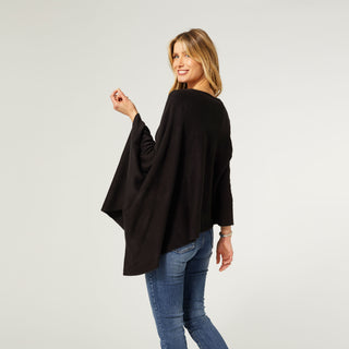 The Lightweight Poncho - Black