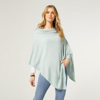 The Lightweight Poncho - Seafoam