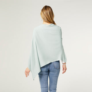 The Lightweight Poncho - Seafoam