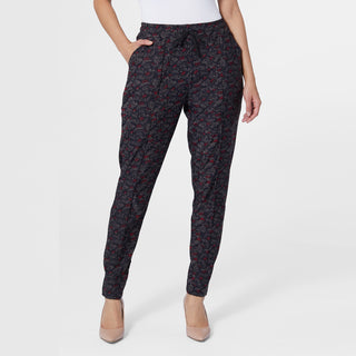 Jasmine Traveler Pant - Black/Red/Tan