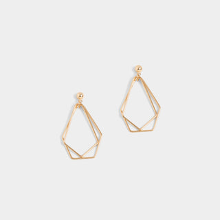 Small Gold Delicate Triangles - Gold