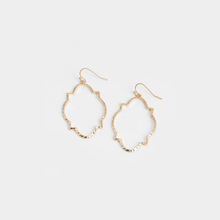 Gold Outline Dangle - Gold
