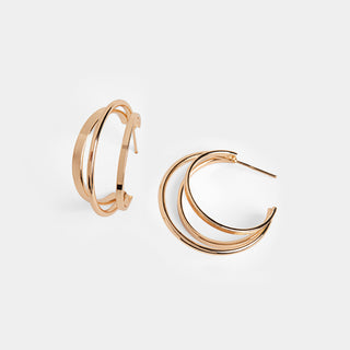 Multi Hoop Earrings - Gold