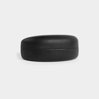 Black Sunglasses Case with Cleaning Cloth - Onyx