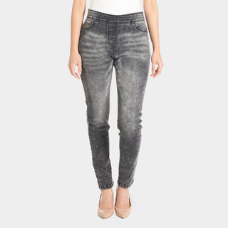 OMG Acid Wash Skinny Jeans - Black