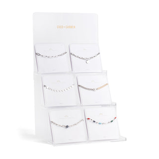 Silver Anklet Assortment Pack w/ Display - Pack/Display