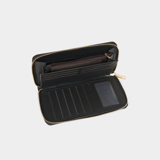 Revival Wallet Organizer With Clutch Strap - Black