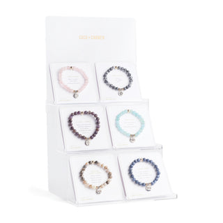 Mindfully Charming Stretch Bracelet Assortment Pack w/ Display - Fall Pack/Display