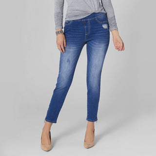 OMG Skinny Ankle Side Zipper Bottom Jeans โ tgbBRANDS