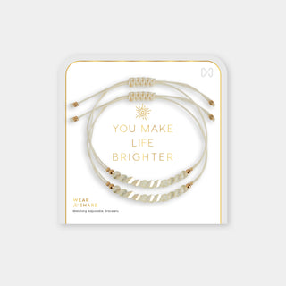 Wear + Share Bracelet Set - Cream