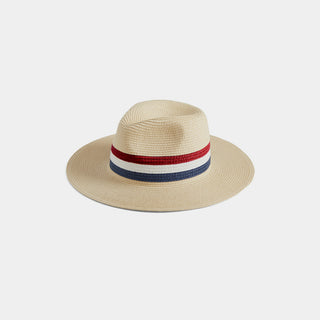 Rosie Stripe Ranch Hat - Natural