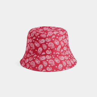 Penny Paisley Bucket Hat - Red