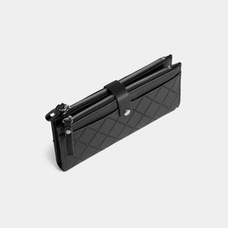Waverly Double Compartment Wallet Organizer - Black