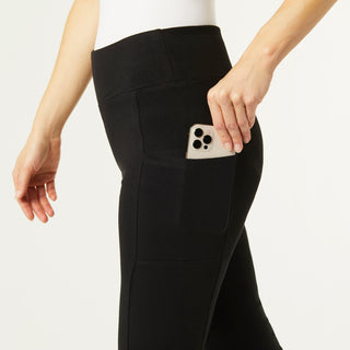 Smooth Cell Pocket Legging - Black