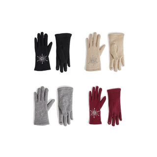 Christmas Snowflake Touchscreen Glove Assortment Pack - Mixed