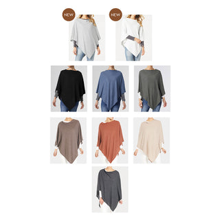 Lightweight Brushed Poncho