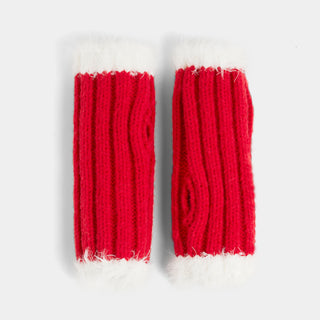 Tis The Season Fingerless Gloves - Red