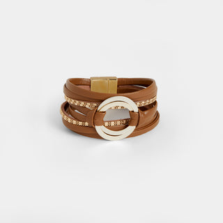 Delicia Magnetic Bracelet - Cognac