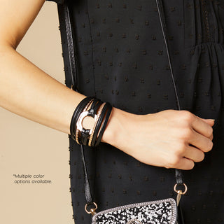 Delicia Magnetic Bracelet - Cognac