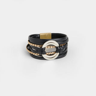 Delicia Magnetic Bracelet - Black