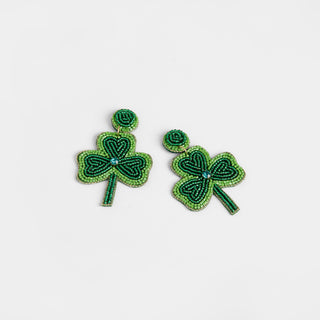 Clover Earrings - Green
