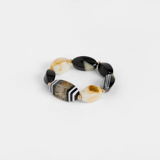 Lettie Stretch Bracelet - Black