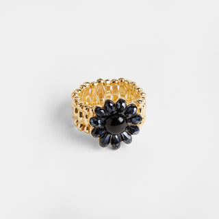 Cocktail Stretch Ring - Black