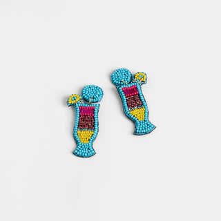 Bottoms Up Earrings - Multicolored