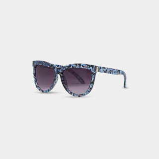 Amelia Pearl Sunglasses - Blue Confetti