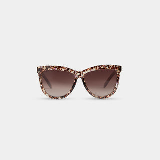 Amelia Pearl Sunglasses - Brown Confetti