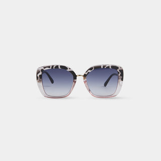 Lucia Belle Sunglasses - Clear Pink/Animal