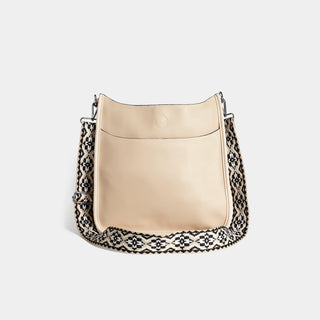 Alma Messenger Bag + Strap - Taupe