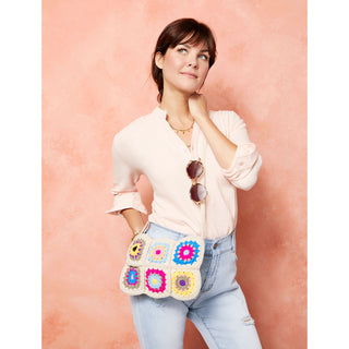 Camelia Crossbody - Tan/Multi