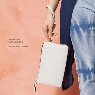 Delaney Double Compartment Crossbody - Black