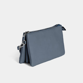 Delaney Double Compartment Crossbody - Denim