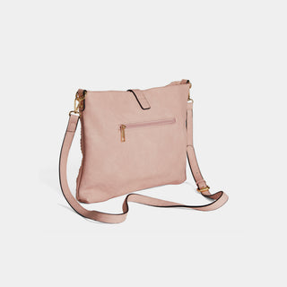 Billie Crossbody Bag w/ Tassel - Dusty Rose