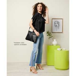 Billie Crossbody Bag w/ Tassel - Dusty Rose