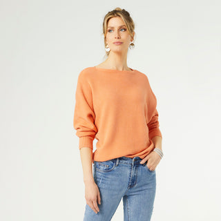 Relaxed Ciana Pullover Sweater - Melon