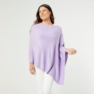 The Lightweight Poncho - Lavender