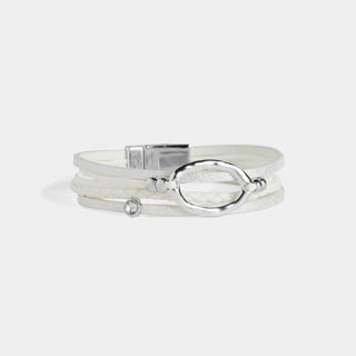 Soria Magnetic Bracelet - White